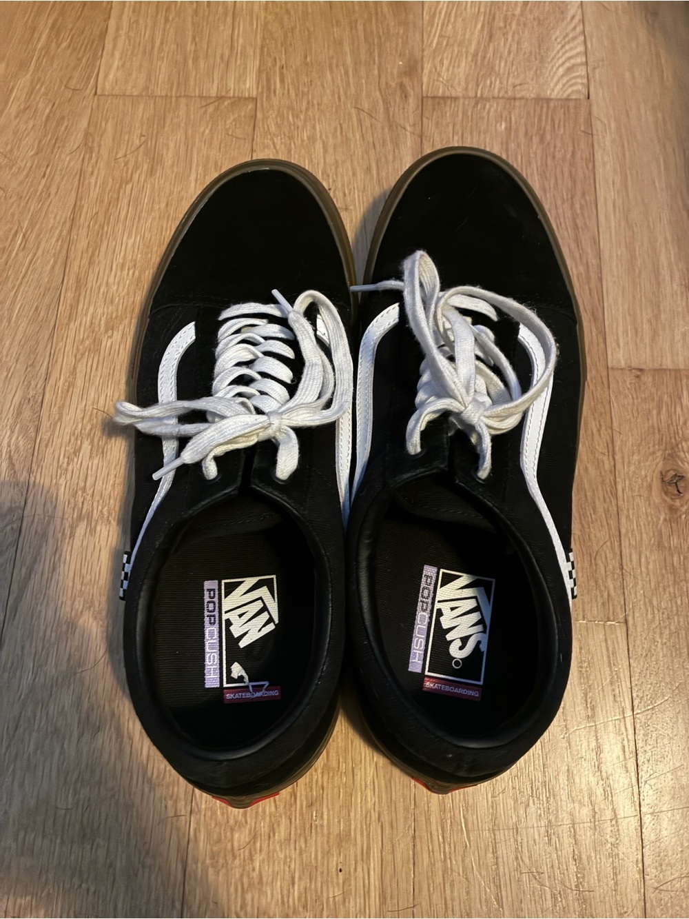 Vans Black White Old Skool Skate Sneakers